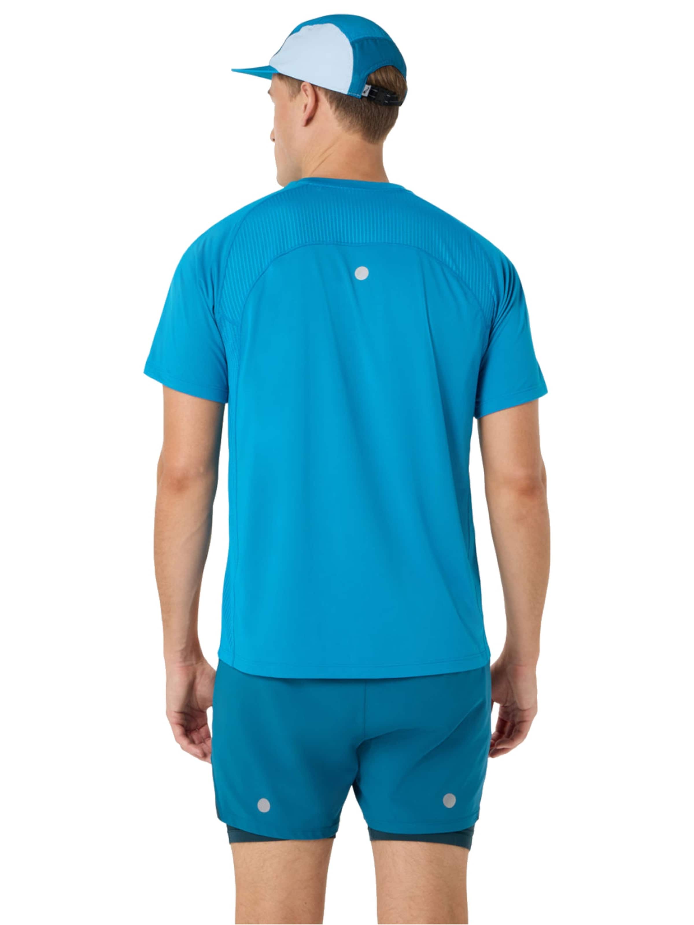 ASICS Shirt 'ASICS Road Fade SS Top' in Blue