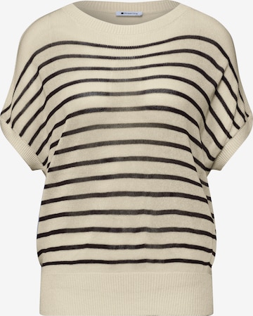 STREET ONE Sweater in Beige: front