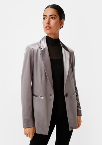 comma casual identity Blazer in Silber: predná strana