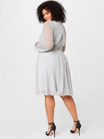 Chi Chi Curve Cocktail Dress in Grey