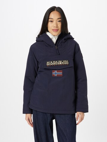 Veste mi-saison 'Rainforest' NAPAPIJRI en bleu : devant