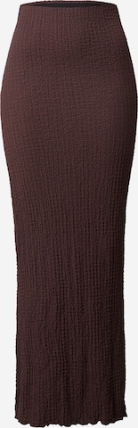 Gina Tricot Skirt in Brown: front