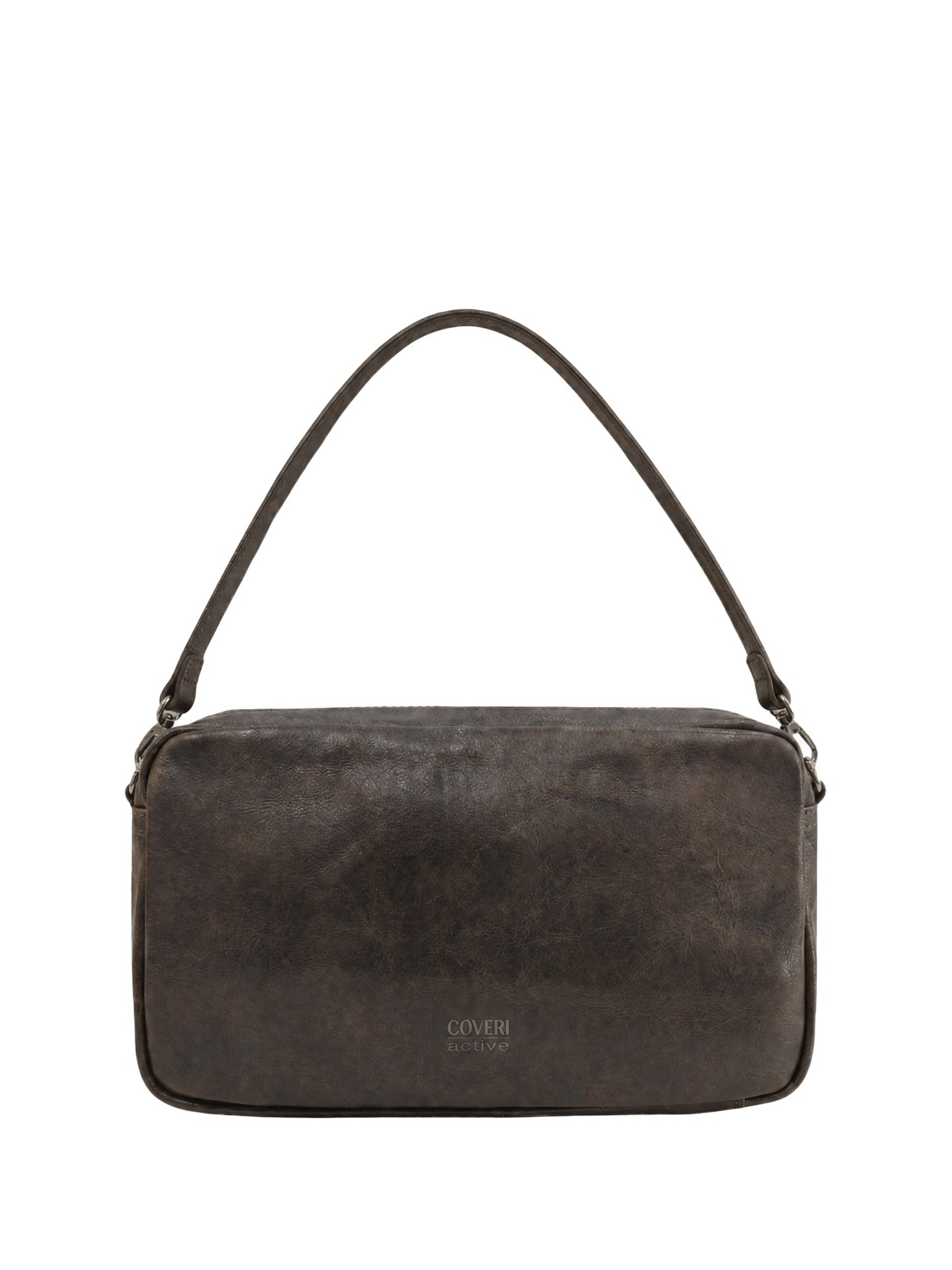 Borsa a spalla di Coveri in marrone: frontale