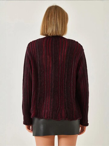 Bianco Lucci Gebreid vest in Rood