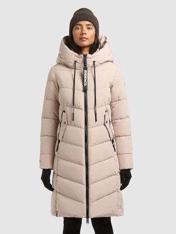 khujo Winter Coat ' Mikia4' in Beige: front