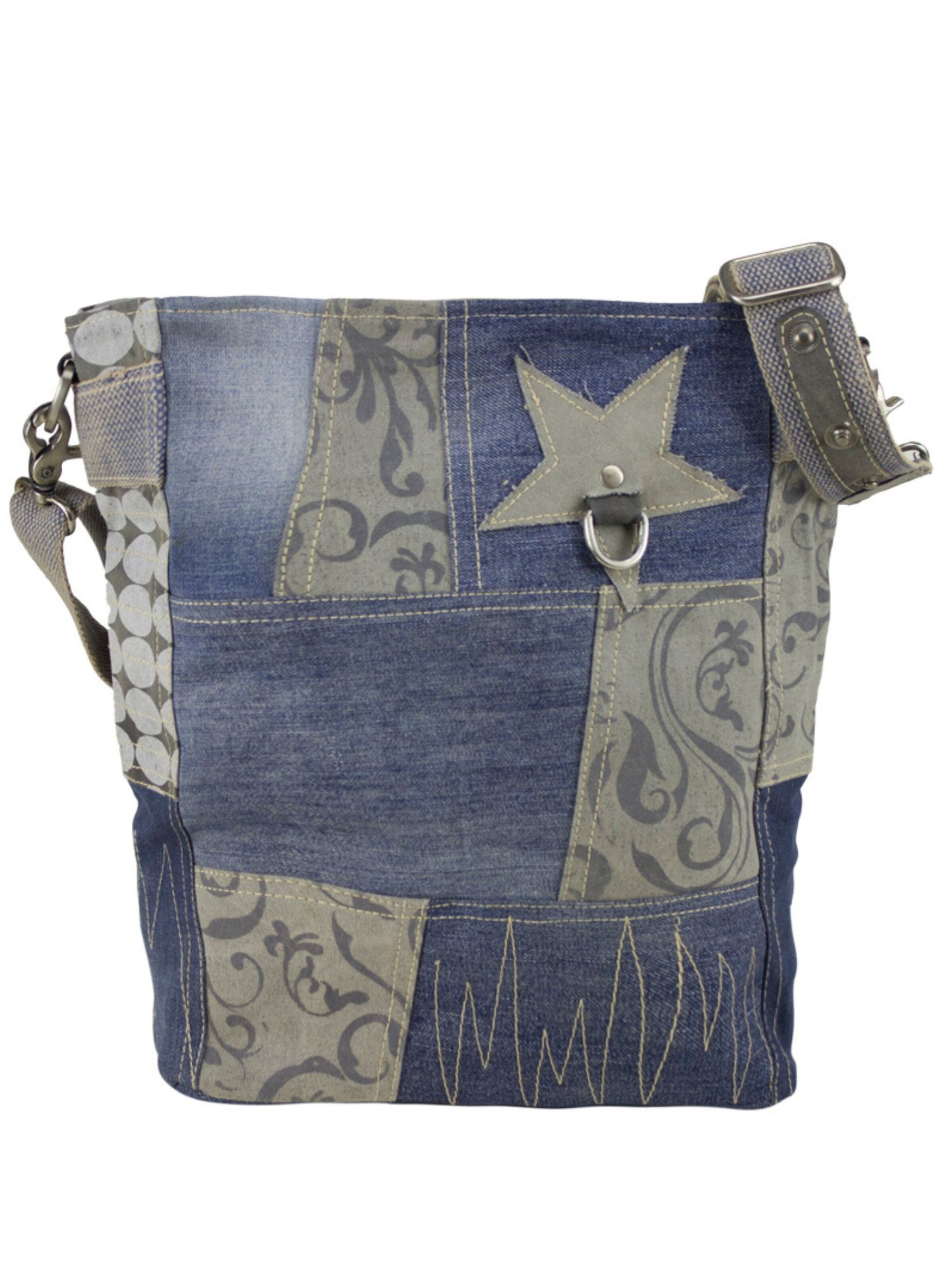 Sunsa Crossbody Bag 'Sunsa' in Blue: front
