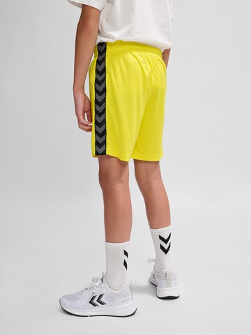 Hummel Regular Sports trousers 'AUTHENTIC PL ' in Yellow
