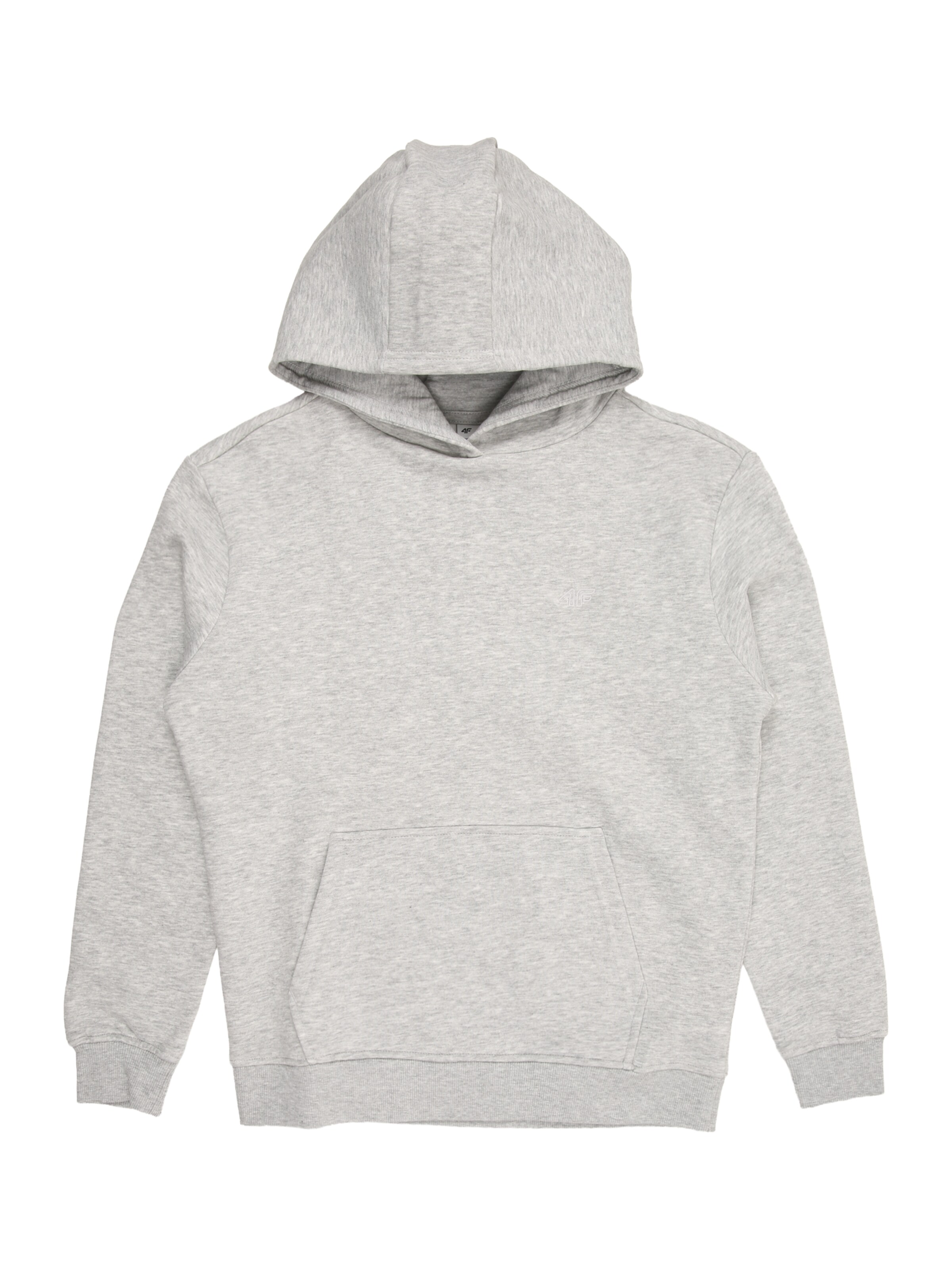 pelēks 4F Junior Sportiska tipa džemperis: no priekšpuses