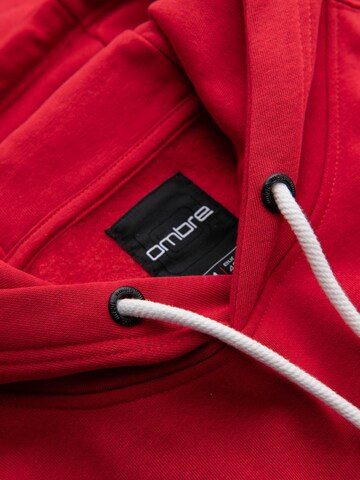 Ombre Sweatshirt i röd