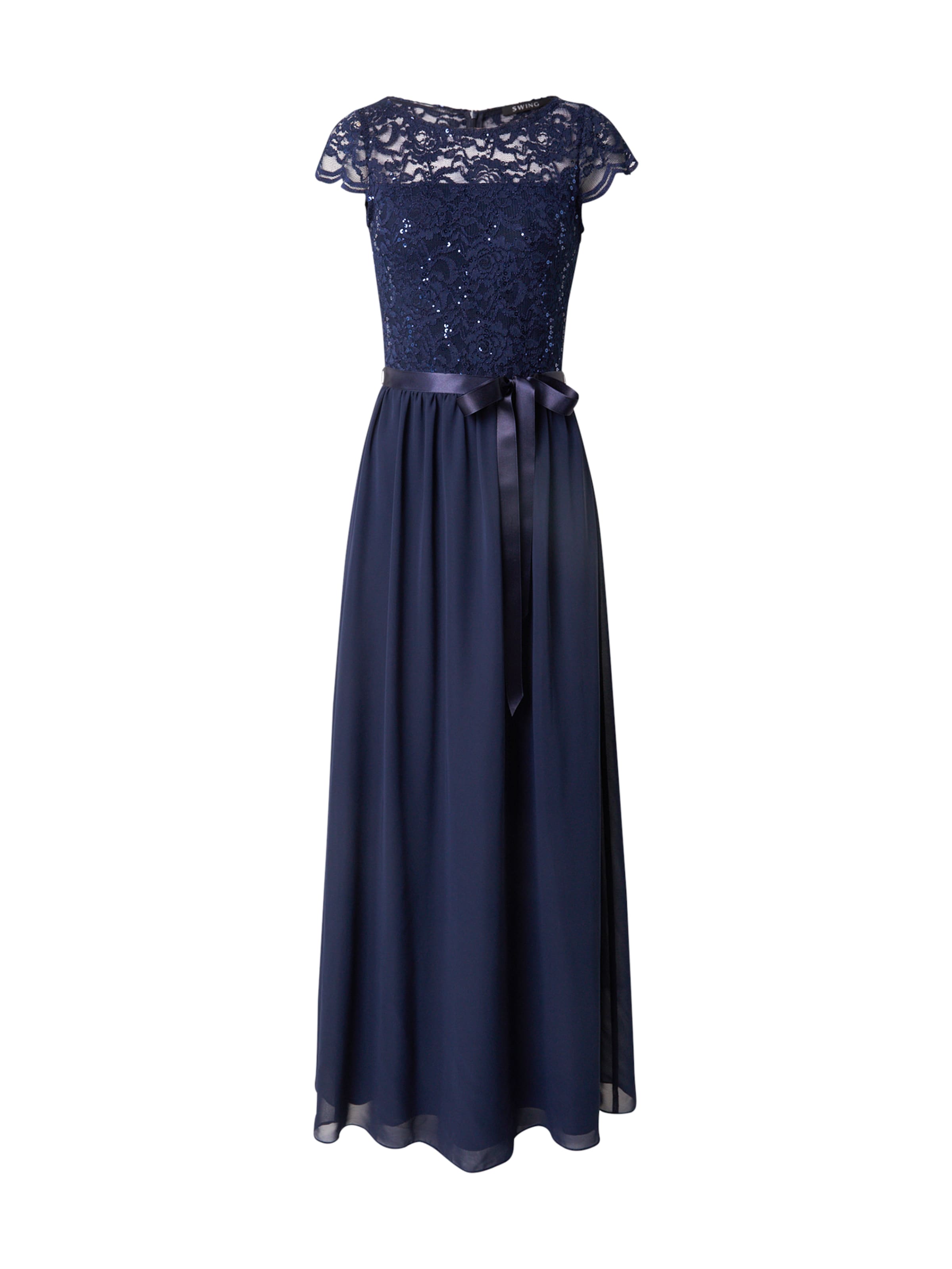 SWING Βραδινό φόρεμα σε μπλε: μπροστά