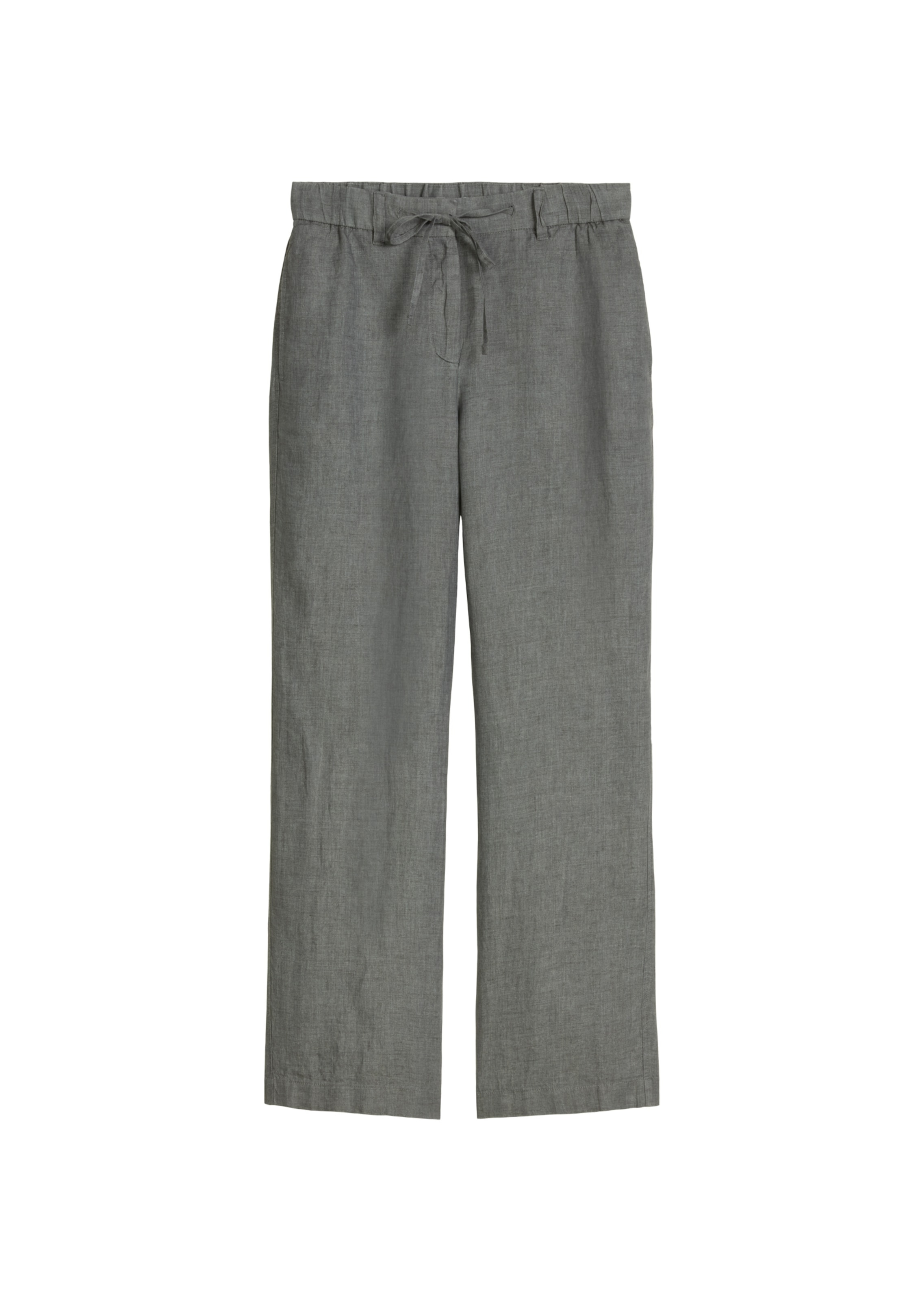 Marc O'Polo Loosefit Broek in Grijs: voorkant