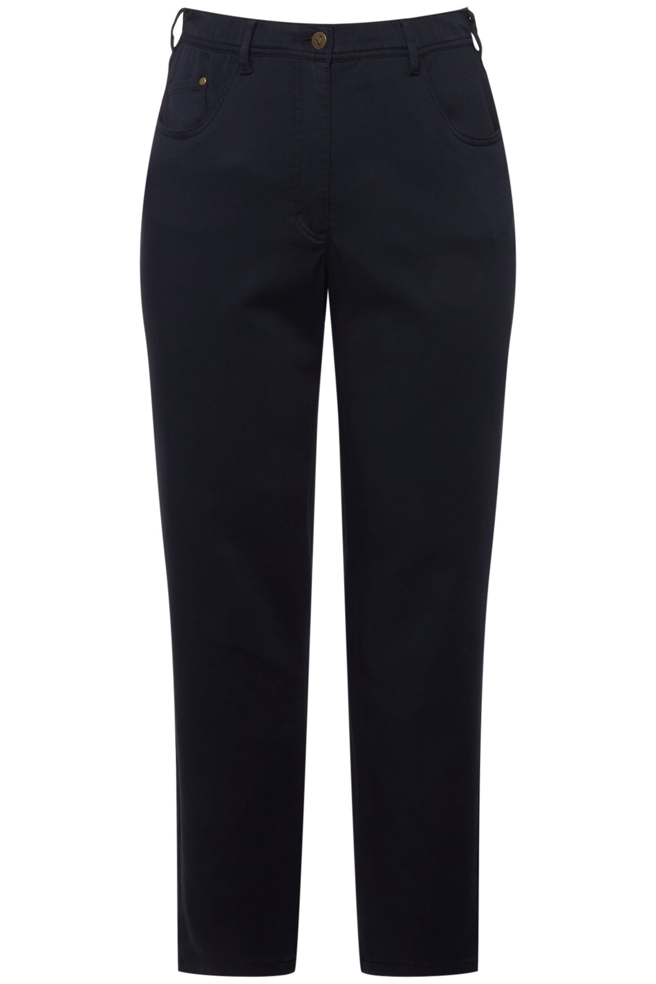 Ulla Popken Slim fit Pants in Blue: front