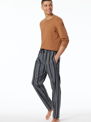 SCHIESSER - regular Pantalón deportivo ' Mix & Relax ' en azul