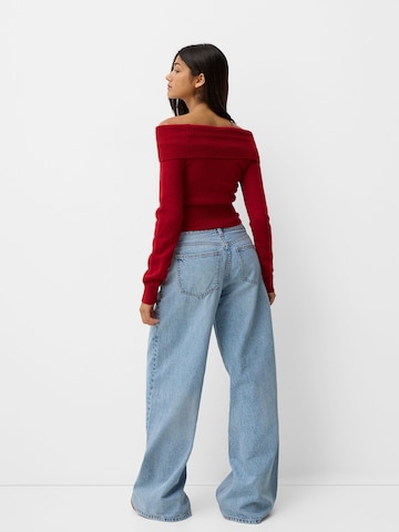 Bershka Sweater in Red