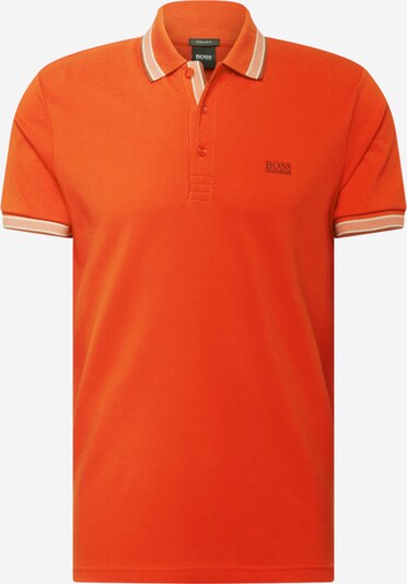 BOSS ATHLEISURE Majica 'Paddy' u tamno narančasta / bijela, Pregled proizvoda