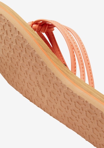 O'NEILL T-Bar Sandals 'Ditsy' in Orange