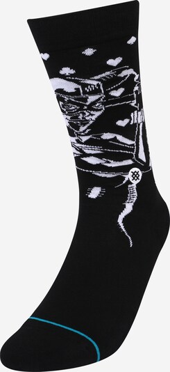 Stance Čarape 'QUINN' u žad / crna / bijela, Pregled proizvoda