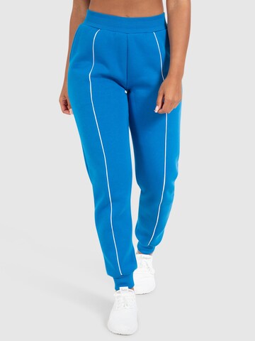 Smilodox Tapered Pants ' Maren ' in Blue: front