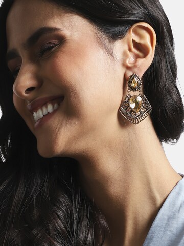 Boucles d'oreilles ' Asceline ' SOHI en marron