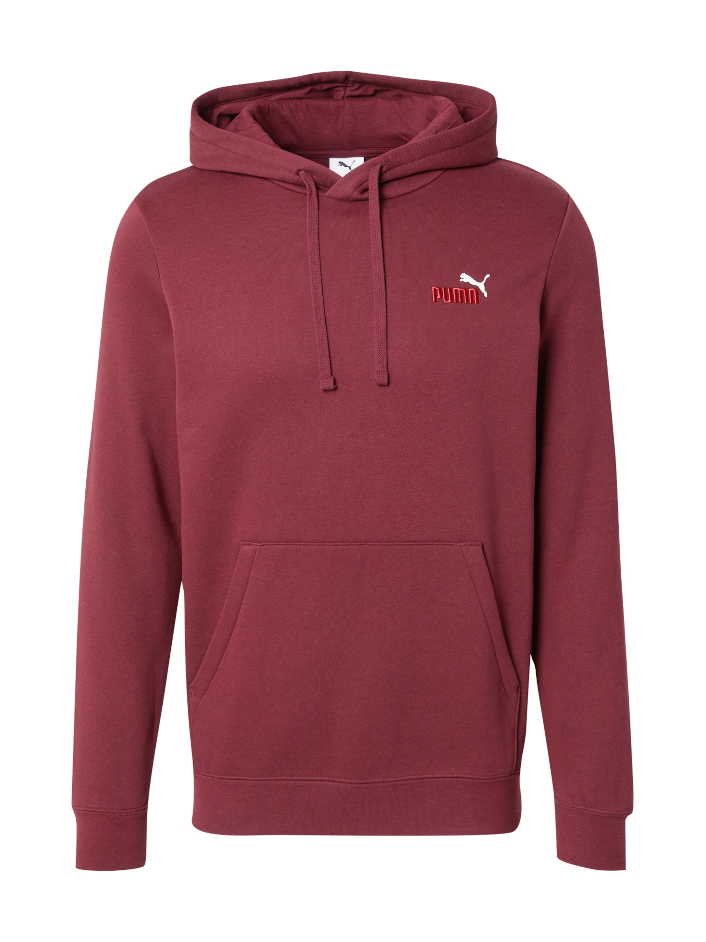 PUMA Αθλητική μπλούζα φούτερ 'ESS No. 1' σε κόκκινο: μπροστά