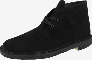 Boots chukka di Clarks Originals in nero: frontale