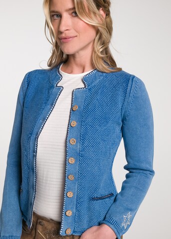 SPIETH & WENSKY Knit Cardigan 'Tarana' in Blue