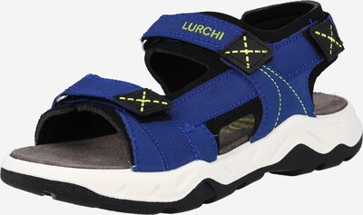 Pantofi deschiși 'ODO' LURCHI pe albastru / galben deschis / negru, Vizualizare produs