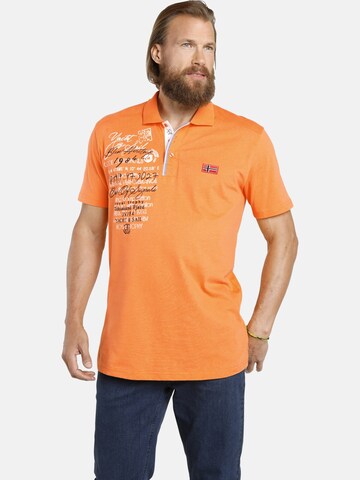 Jan Vanderstorm Poloshirt 'Jano' in Orange: predná strana