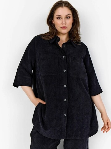 Wasabi Concept Halenka 'Nadin' – černá: přední strana