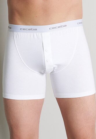 CECEBA Boksershorts i hvid: forside