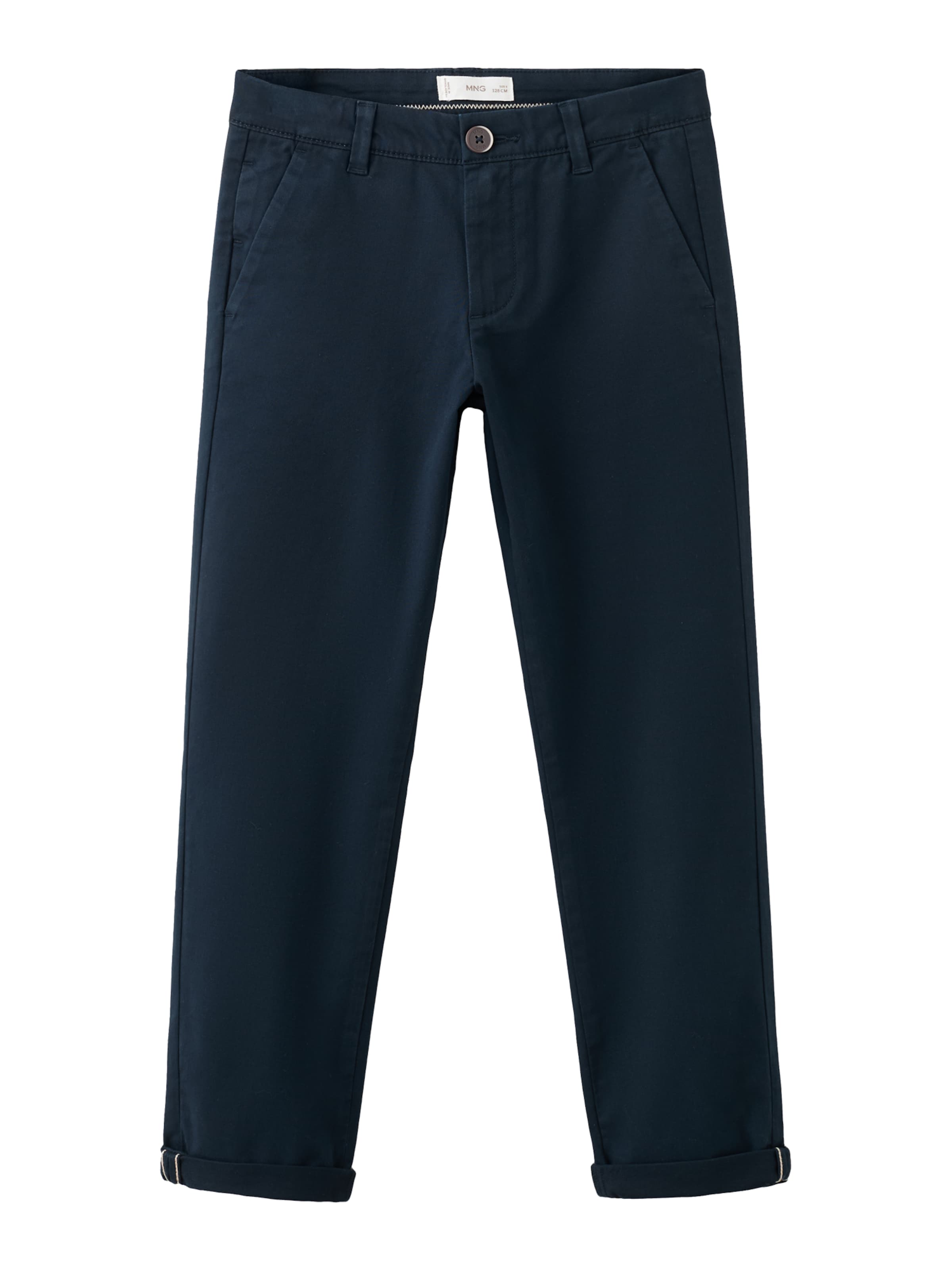 MANGO KIDS Normalny krój Spodnie 'PICCOLO' w kolorze niebieski: przód