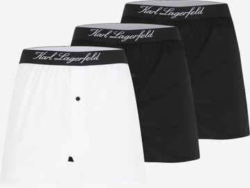 Boxer di Karl Lagerfeld in nero: frontale