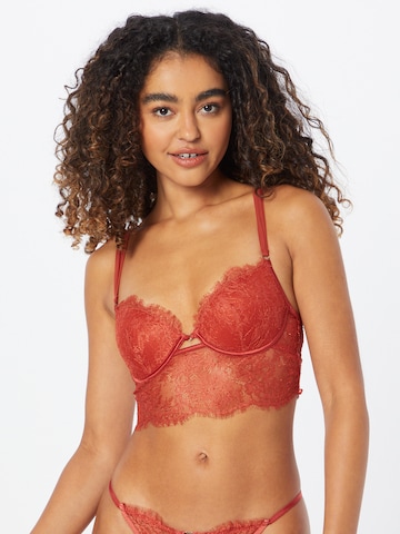 Women' Secret Bralette Bra in Orange: front