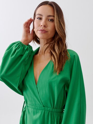 Robe 'NINAH' Tussah en vert