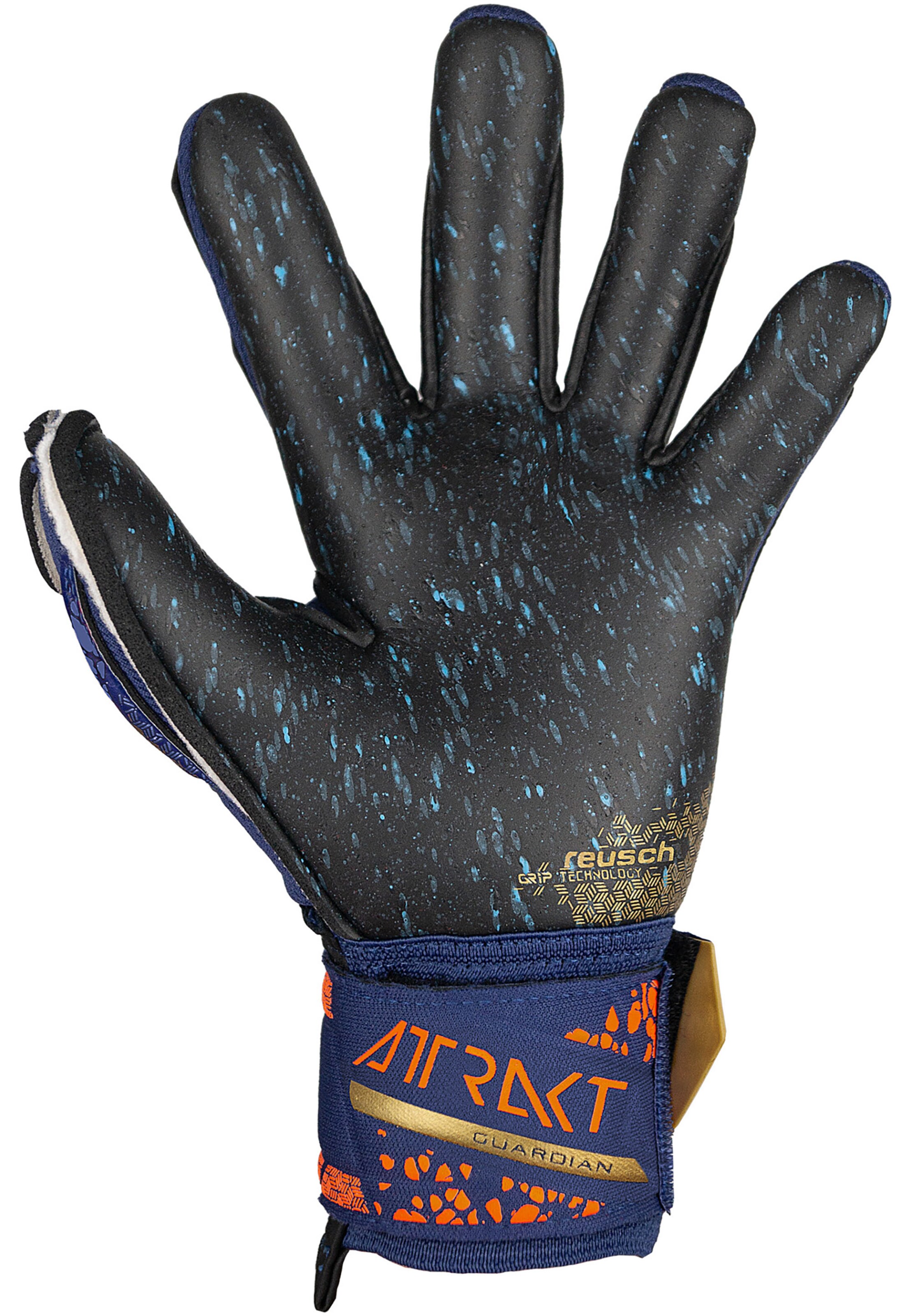 REUSCH Sporthandschoenen 'Attrakt Fusion Guardian' in Blauw