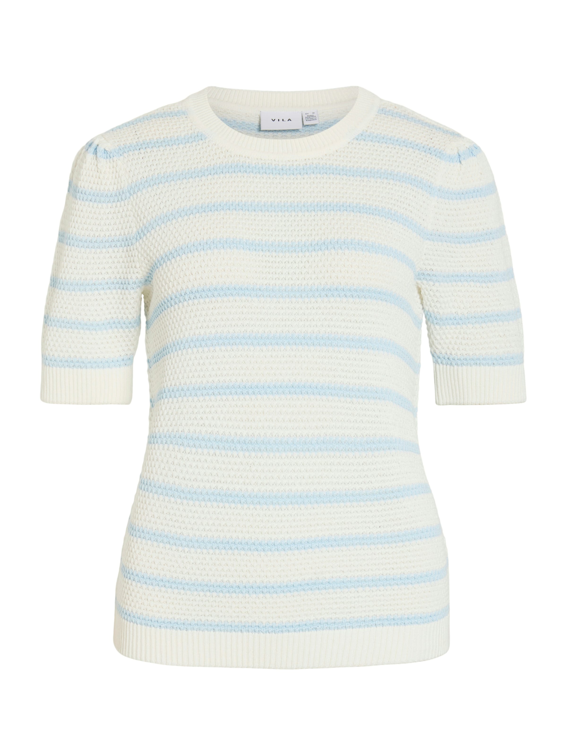 VILA Kampsun 'VIDALO', värv valge: eest vaates