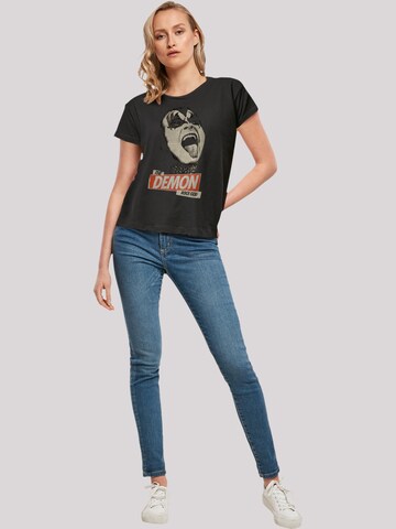 F4NT4STIC Shirt 'Kiss Rock Music God' in Schwarz