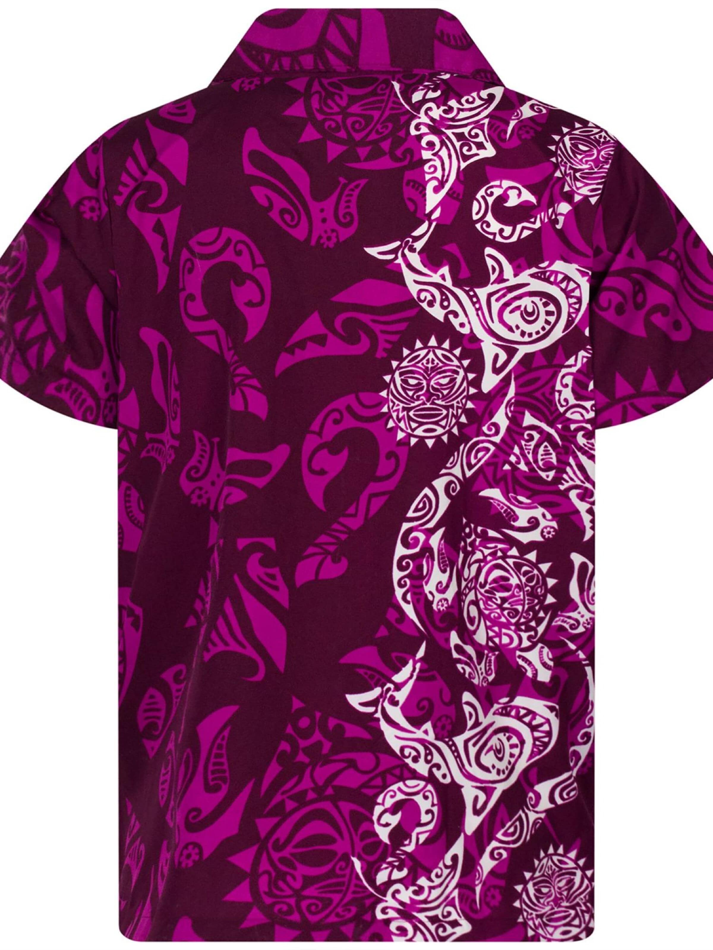 T-Shirt 'Maori Wedding' King Kameha en violet