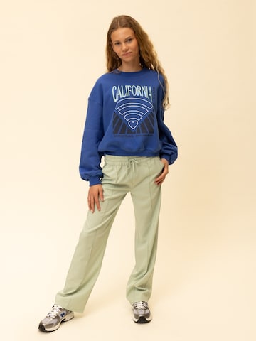 Wide Leg Pantalon Looxs Revolution en vert