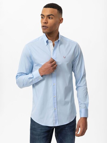 Regular fit Camicia di By Diess Collection in blu: frontale
