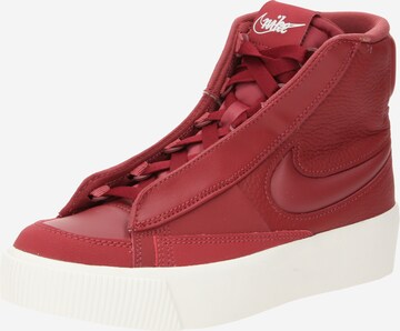 Nike Sportswear Hög sneaker 'BLAZER VICTORY' i röd: framsida