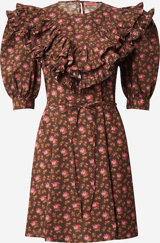 brūns Custommade Kleita 'Jeena': no priekšpuses