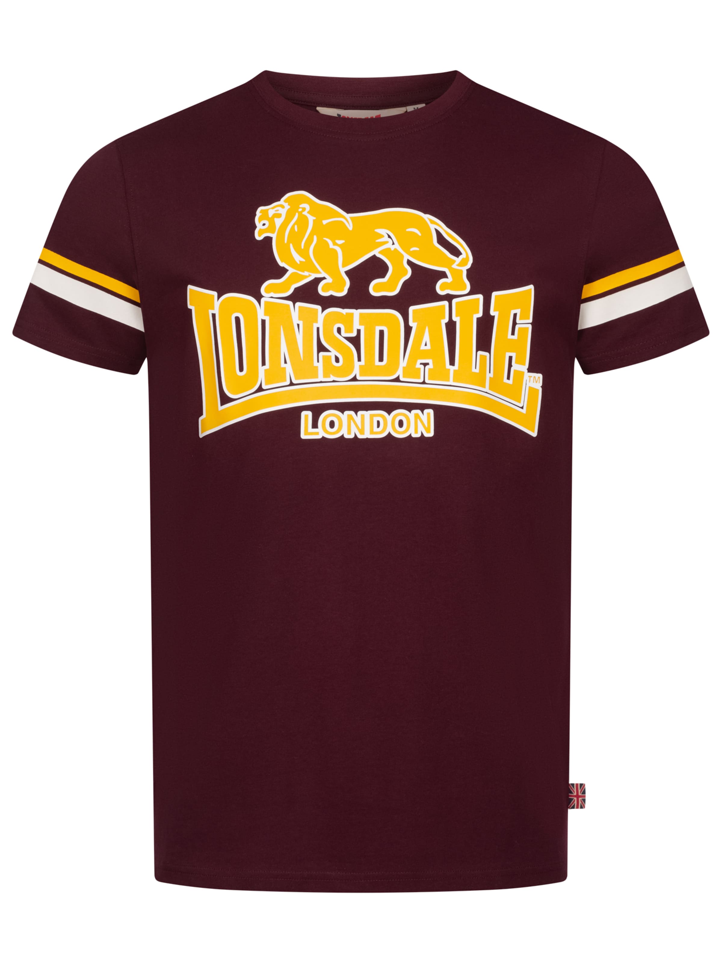 LONSDALE T-Shirt &#x27;Methley&#x27; in Rot: Vorderseite