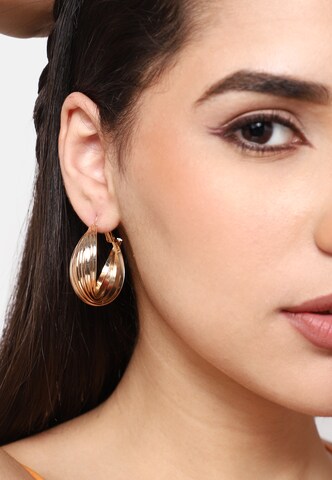 Boucles d'oreilles 'Charis' SOHI en or : devant