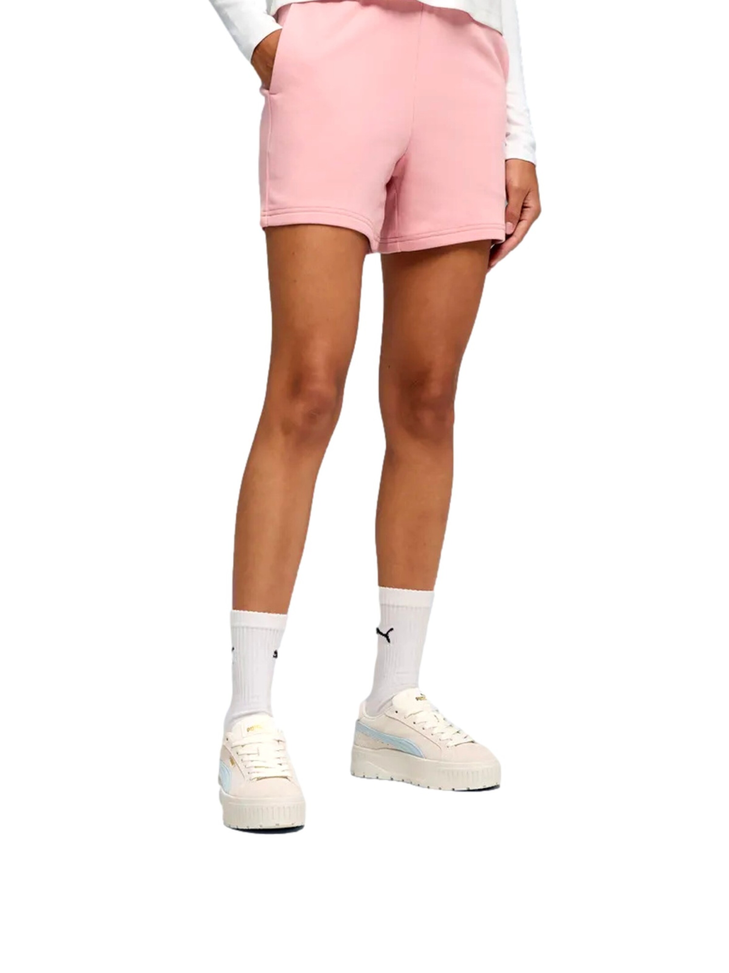 regular Pantaloni sportivi 'ESS SMALL No. 1' di PUMA in rosa