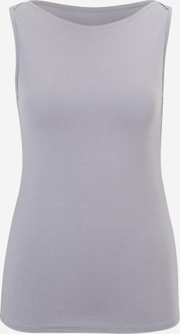 CURARE Yogawear Sportovní top 'Flow' – šedá: přední strana