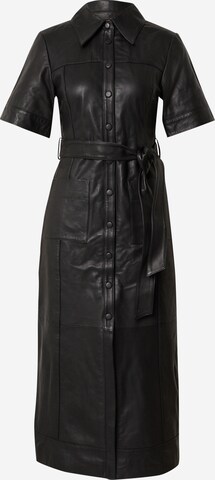 Aligne Sukienka koszulowa 'Gitty' w kolorze czarny: przód