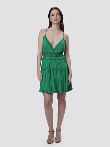 Abito estivo di Influencer in verde