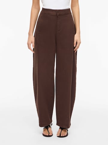 VILA Barrel Jeans 'VIChia' in Braun: Vorderseite