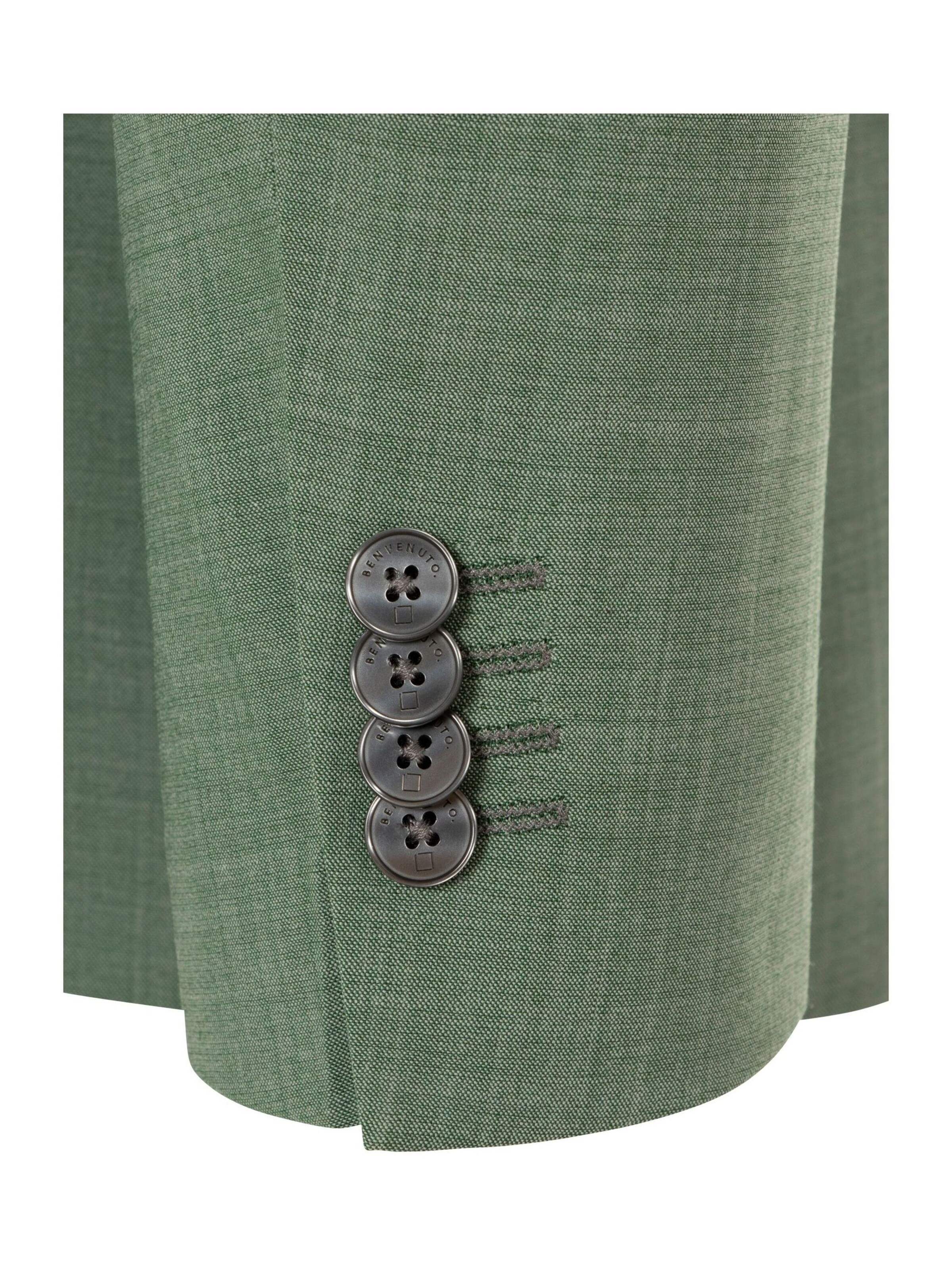 BENVENUTO Slimfit Anzug 'SALVI Iago 360' in Grün